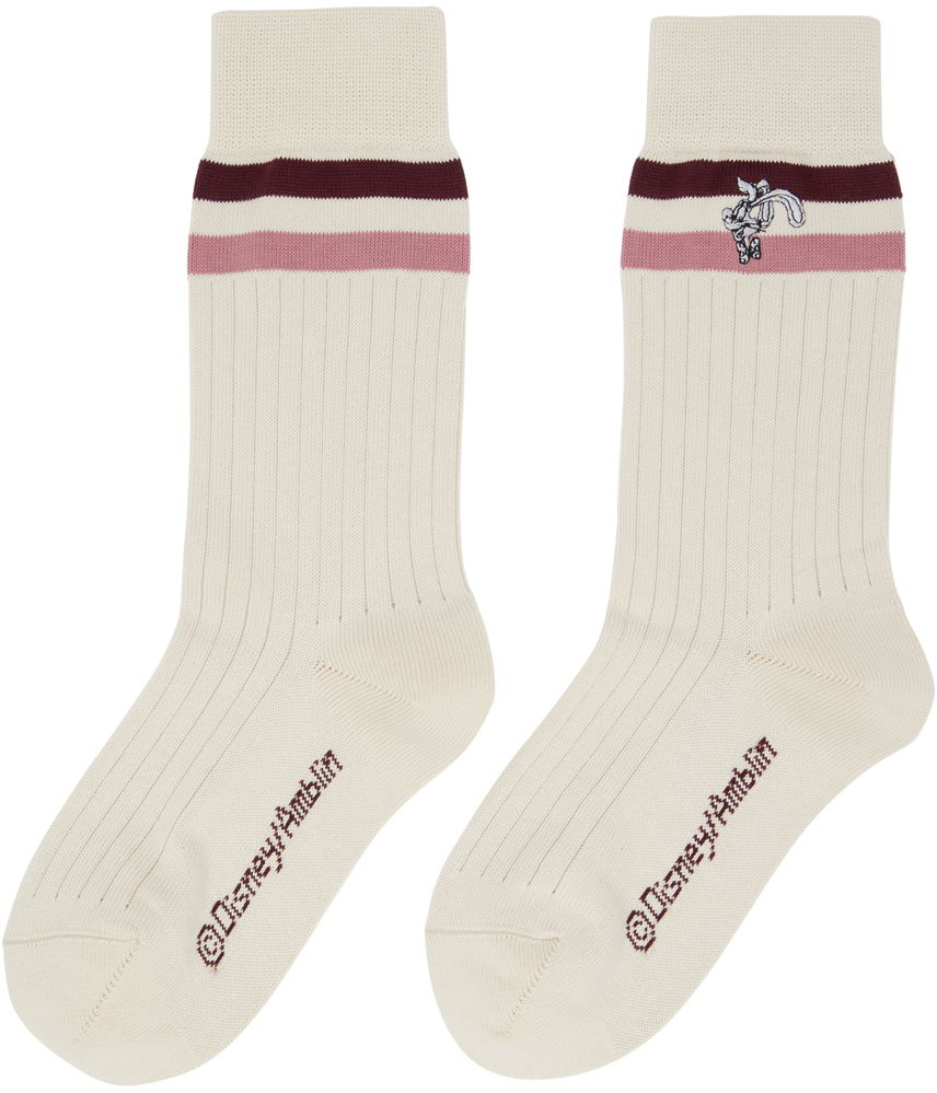 Ponožky Moncler Logo Socks Biela | I10933G000080U169, 1