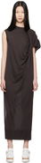 Stella McCartney Asymmetric Draped Maxi Dress