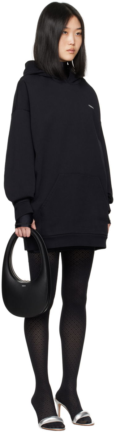 Mikina Coperni Coperni Hooded Minidress Čierna | COPJS62523, 1