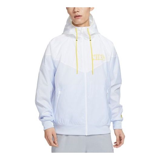 Vetrovka Nike Woven Lined Windrunner Jacket Biela | DX0695-085