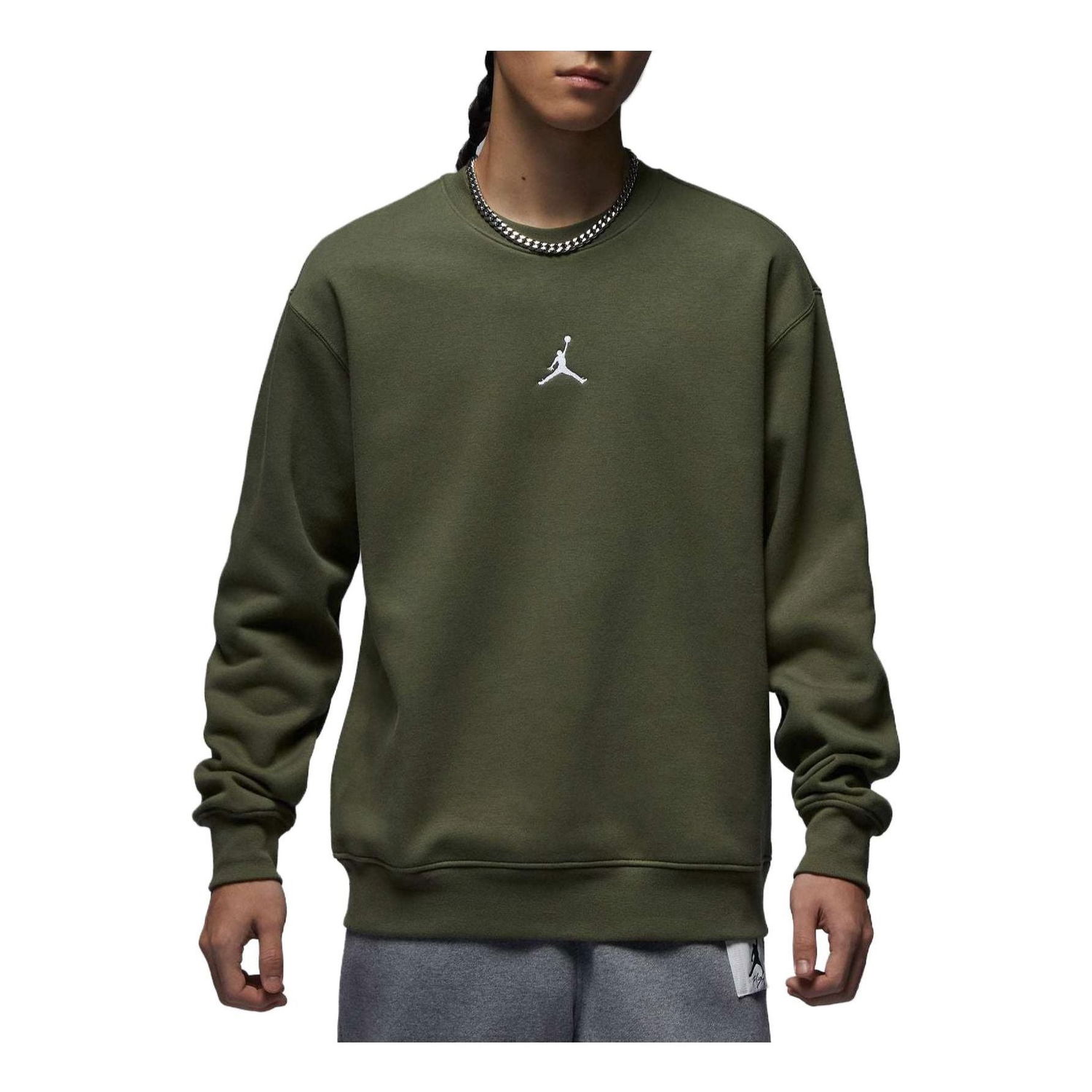 Mikina Jordan Essentials Logo Sweatshirt Zelené | FV8451-222, 0