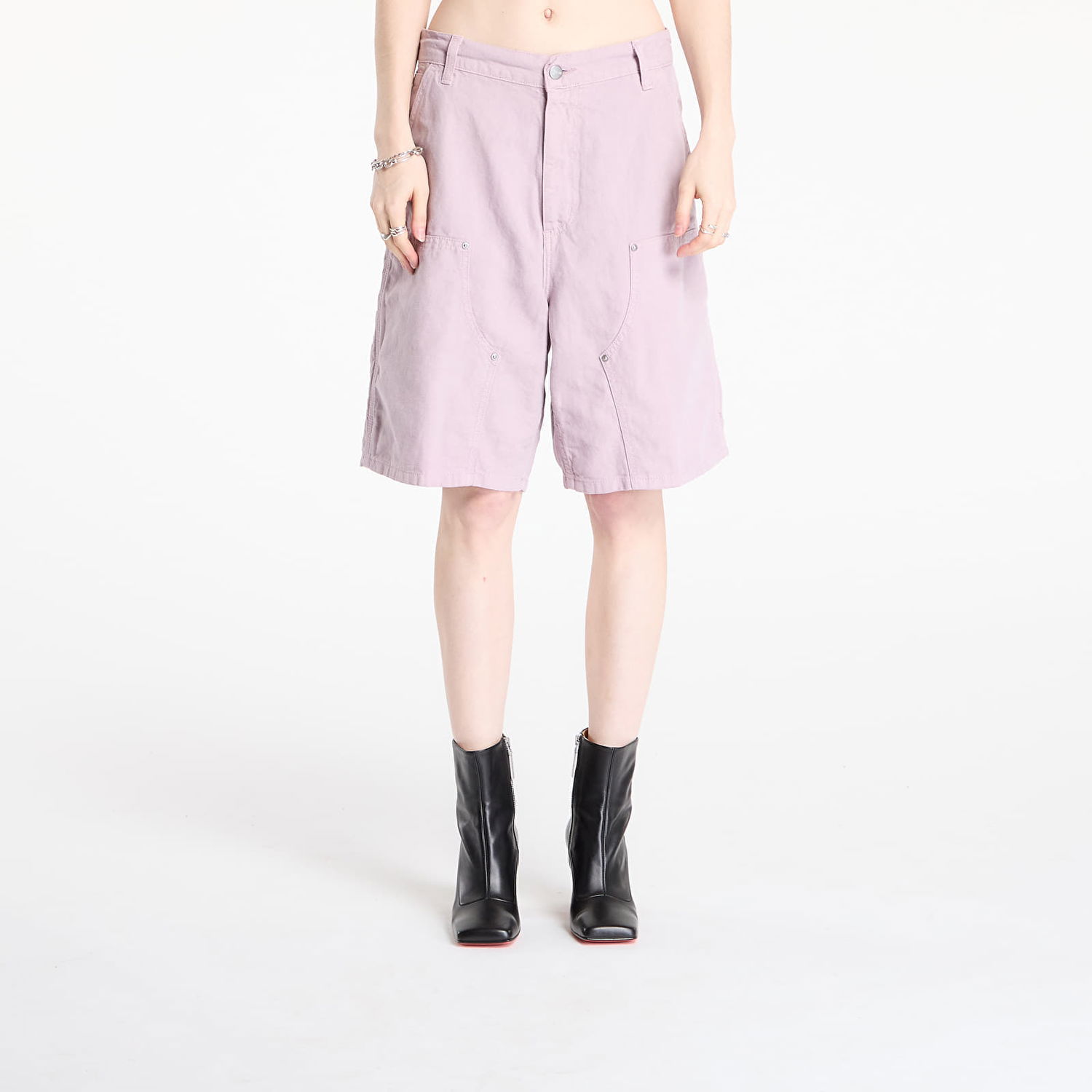 Šortky Carhartt WIP Branford Double Knee Garment Dyed Shorts Fialová | I035574.2ZVGD, 0