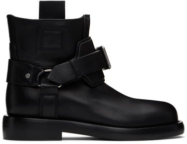 Oblečenie Burberry Burberry Leather Cobble Boots Čierna | 8101287, 0