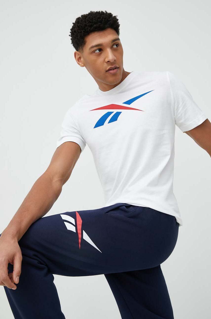 Tričko Reebok Cotton T-Shirt Biela | HS4899, 0