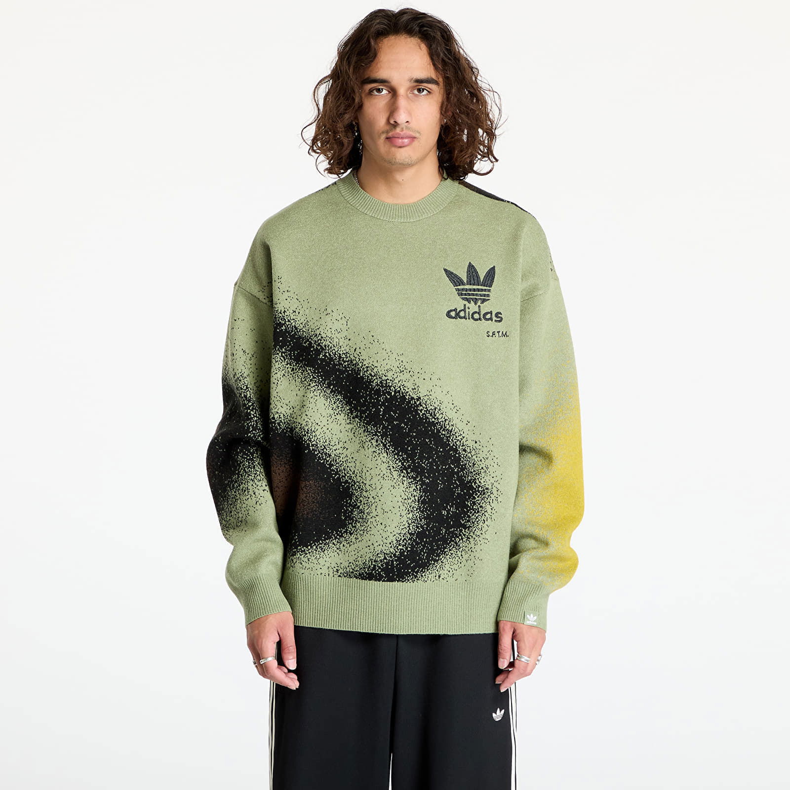 Green Knitted Sweatshirt