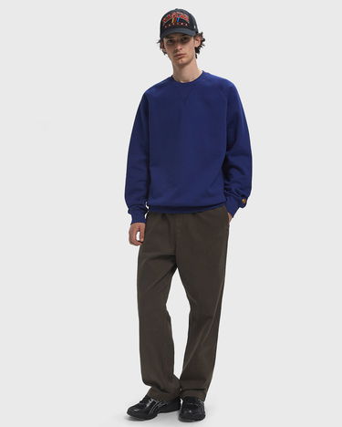 Mikina Carhartt WIP Chase Sweatshirt Modrá | I033660-30X.XX, 1