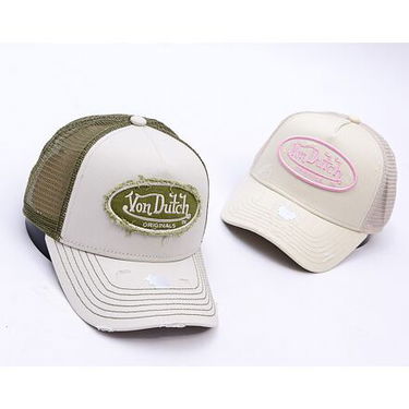 Šiltovka Von Dutch Von Dutch Trucker Kalmar Twill Cap Béžová | VD-7030847, 5