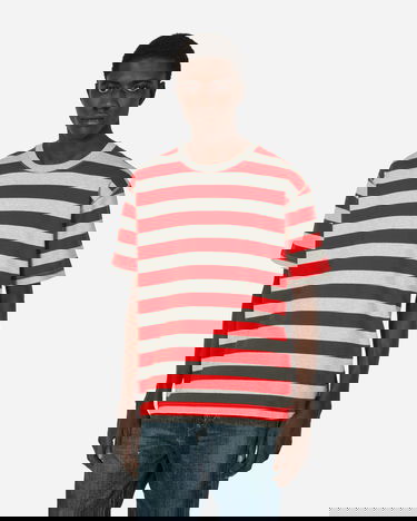 Tričko Junya Watanabe Striped T-Shirt Červená | WM-T019-051 GRYRED, 1