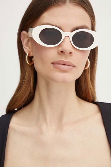 Slnečné okuliare Palm Angels Palm Angels Oval Sunglasses Biela | PERI051.500107, 4