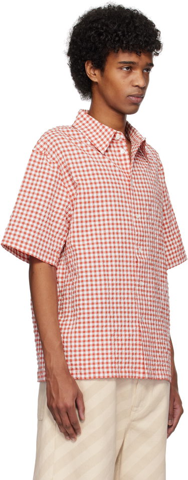 Košeľa Marni Marni Gingham Seersucker Shirt Čierna | CUMU0331S0 UTN929, 4