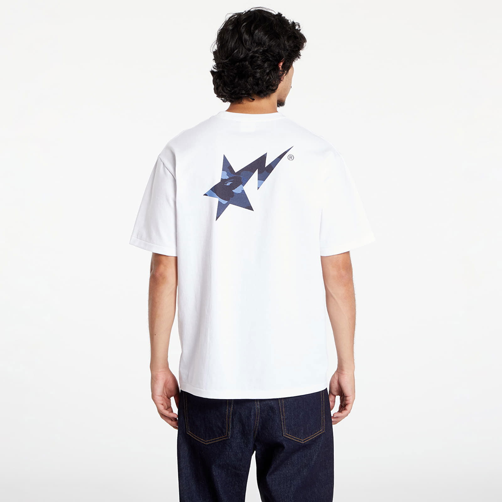 A BATHING APE Color Camo Bape Sta Logo Tee