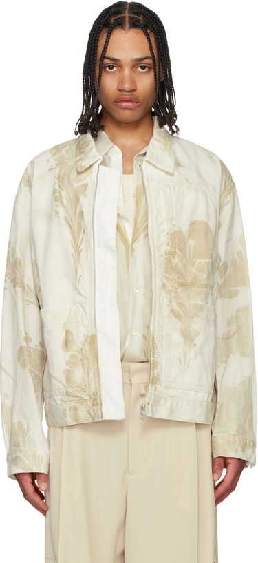 Bomber bunda Dries Van Noten Dries Van Noten Printed Jacket Béžová | 251-020550-1556, 0