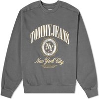 Mikina Tommy Hilfiger Tommy Jeans TJM Boxy Luxe Varsity Sweat Šedá | DM0DM17798BDS, 1