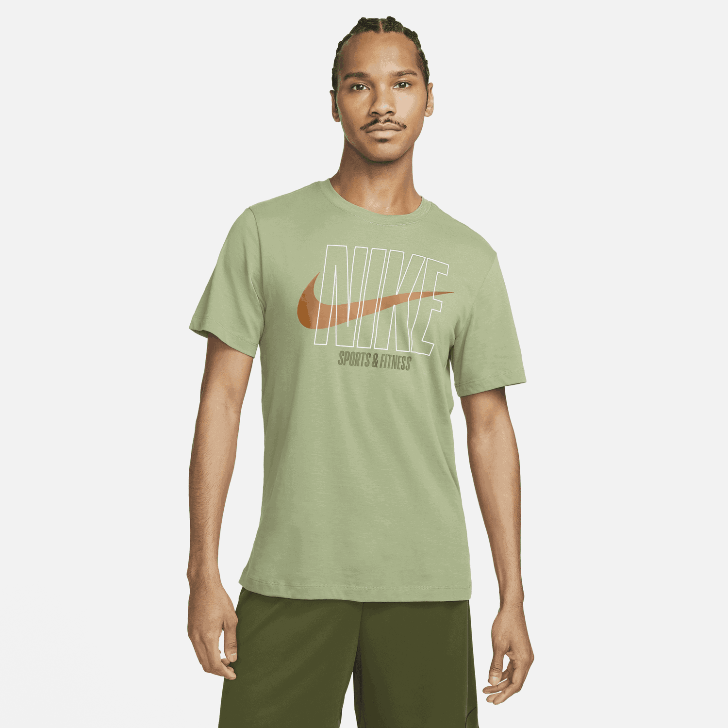 Tričko Nike Dri-FIT Fitness Tee Zelené | DZ2751-386, 0