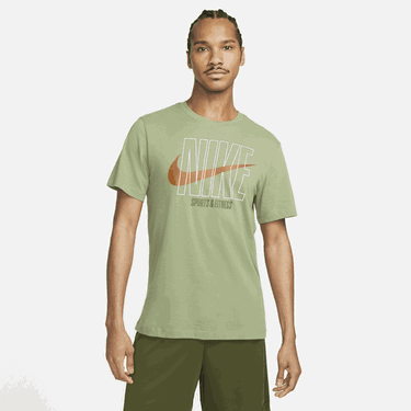 Tričko Nike Dri-FIT Fitness Tee Zelené | DZ2751-386, 0