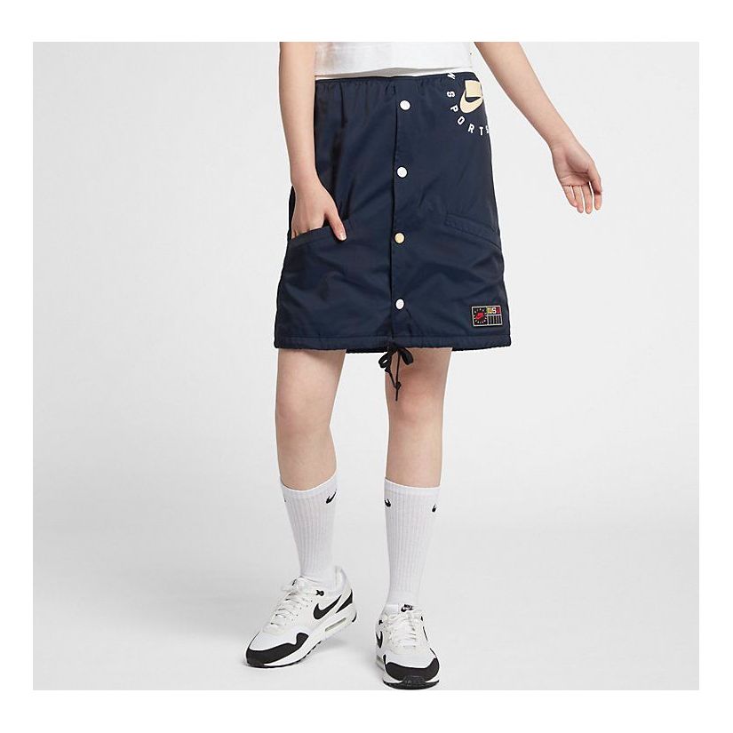 Sukňa Nike Sportswear Button-Front Skirt Modrá | AR2945-451, 0