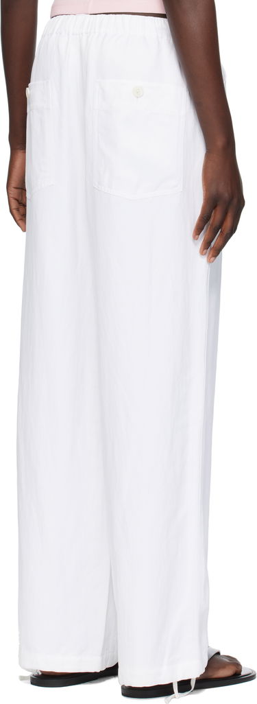 Nohavice rag & bone rag & bone Adina Beach Trousers Biela | WAW25P70082908, 2
