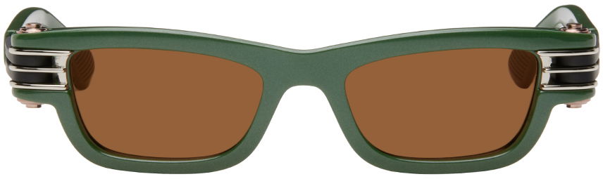 Slnečné okuliare Bottega Veneta Bold Squared Sunglasses Zelené | BV1308S, 0