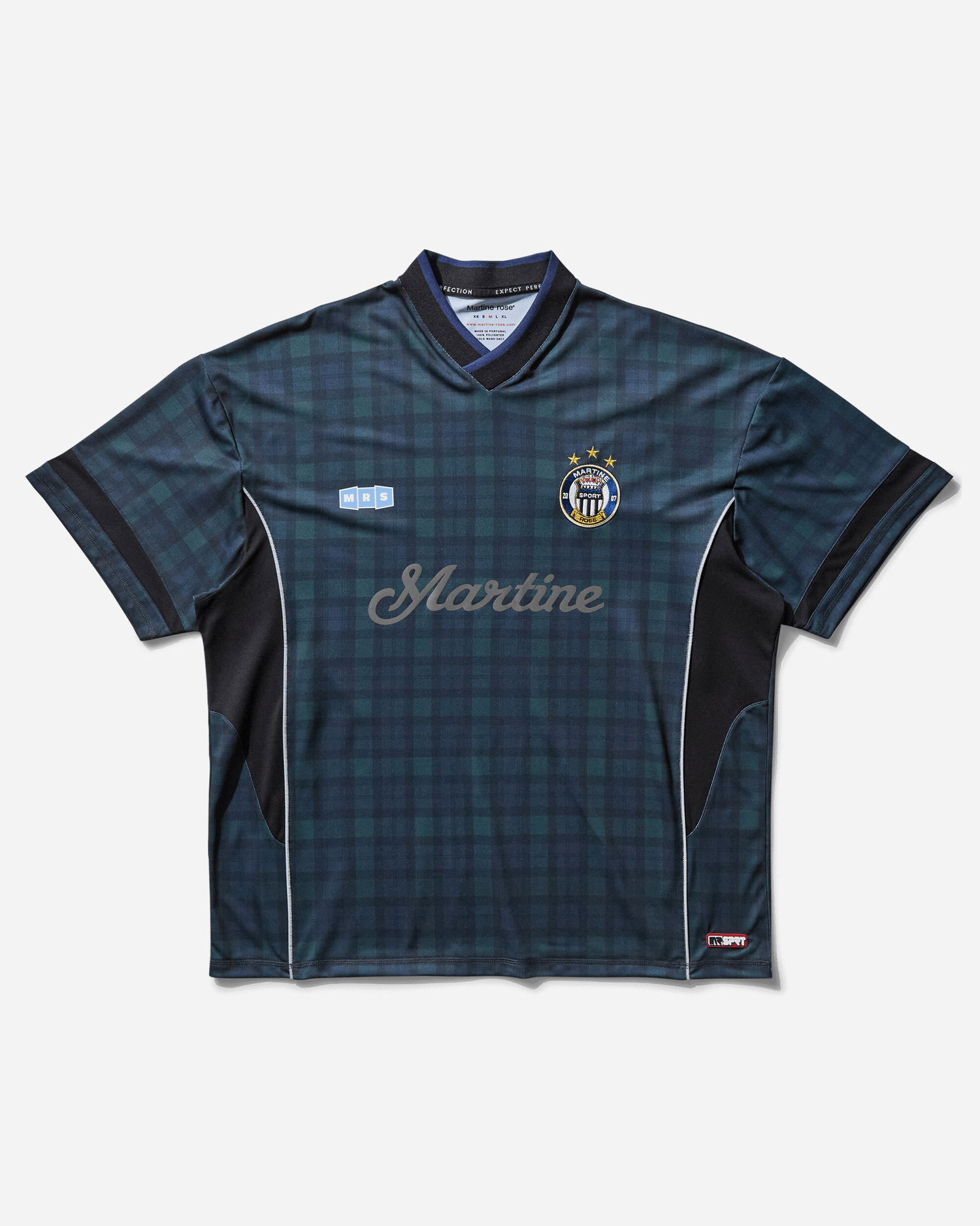 Dres Martine Rose Martine Rose Football Tartan Shirt Modrá | 179JT11024, 0