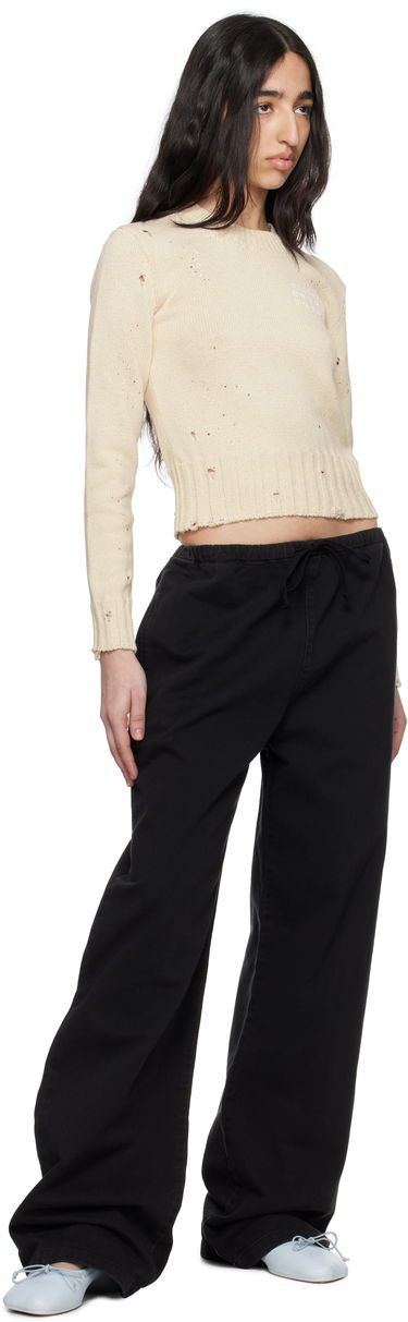 Tepláky Maison Margiela MM6 Maison Margiela Bull Wide-Leg Pants Čierna | S62KB0235 S30653, 3