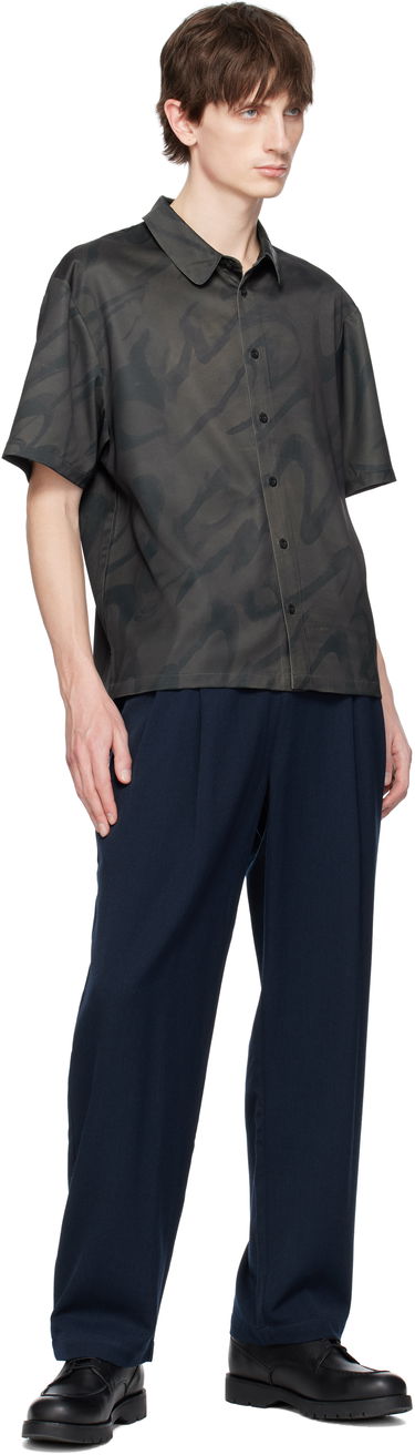 Košeľa Dime Dime Chilling Satin Shirt Zelené | DIMESP259BLK, 3