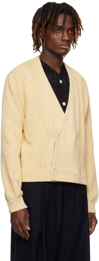 Sveter Bode Bode Double-Breasted Knit Cardigan Modrá | MRS25KT027, 4