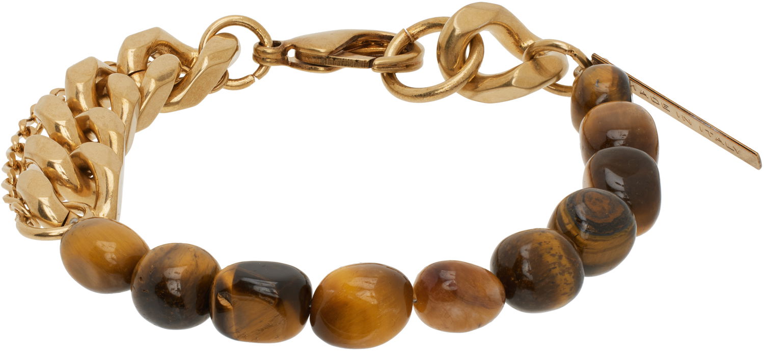 Náramok Dries Van Noten Dries Van Noten Stone Chain Bracelet Hnedá | 251-028201-092, 0