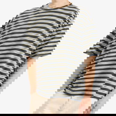 Tričko YMC YMC Triple Jacquard Stripe T-Shirt, Size Large Šedá | P6YMJ-90, 5