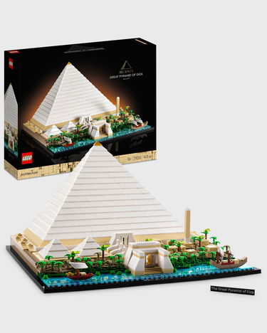 Zberateľské LEGO Great Pyramid of Giza Architecture Model Kit Biela | 6379808, 2