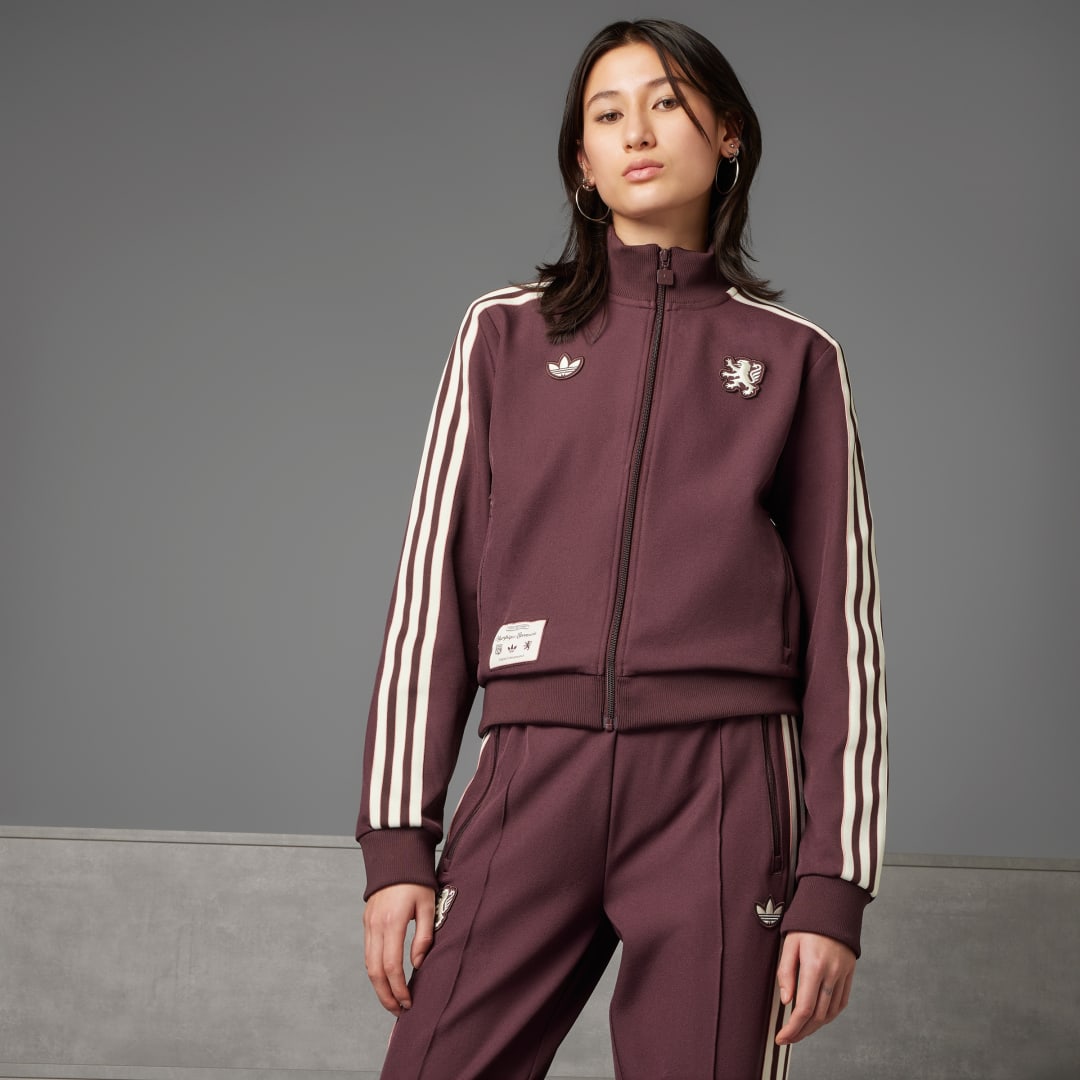 Súprava adidas Performance Olympique Lyonnais Terrace Icons Track Jacket Vínová | JF2867, 0