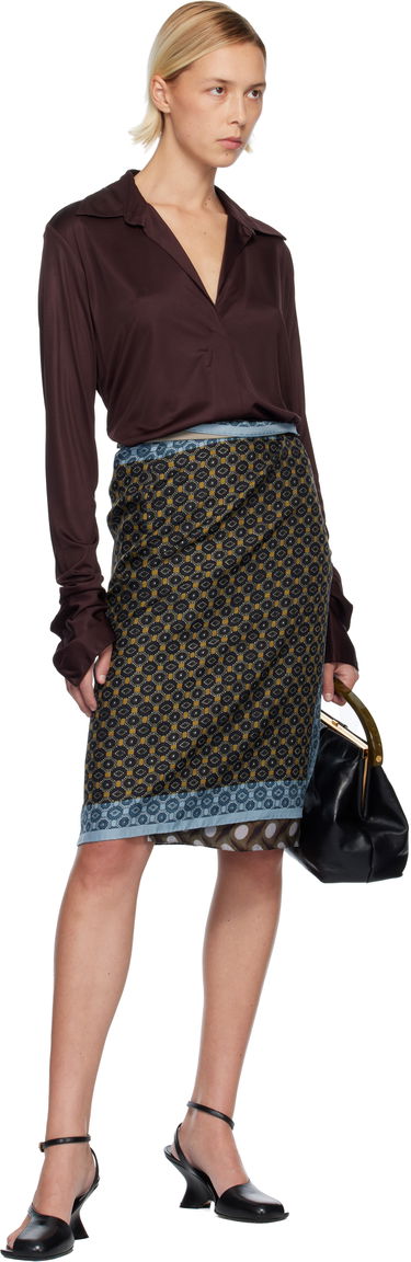 Sukňa Dries Van Noten Dries Van Noten Wrap Scarf Midi Skirt Rôznofarebný | 252-010815-2214, 3