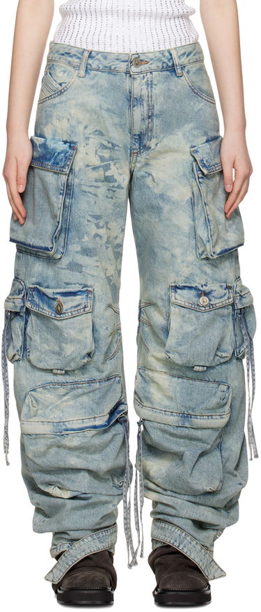 Cargo nohavice The Attico Attico Fern Cargo Jeans Modrá | 248WCP84 D090, 0
