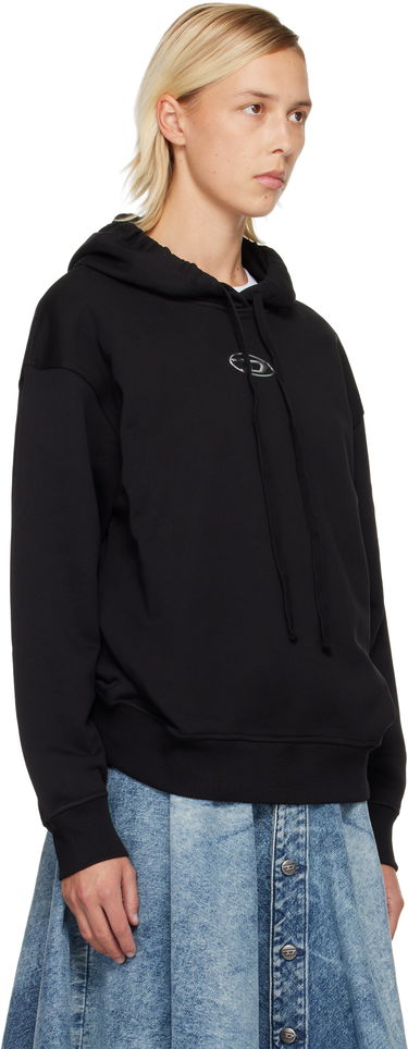 Mikina Diesel Pullover Drawstring Hoodie Čierna | A19448 0BMBJ, 1