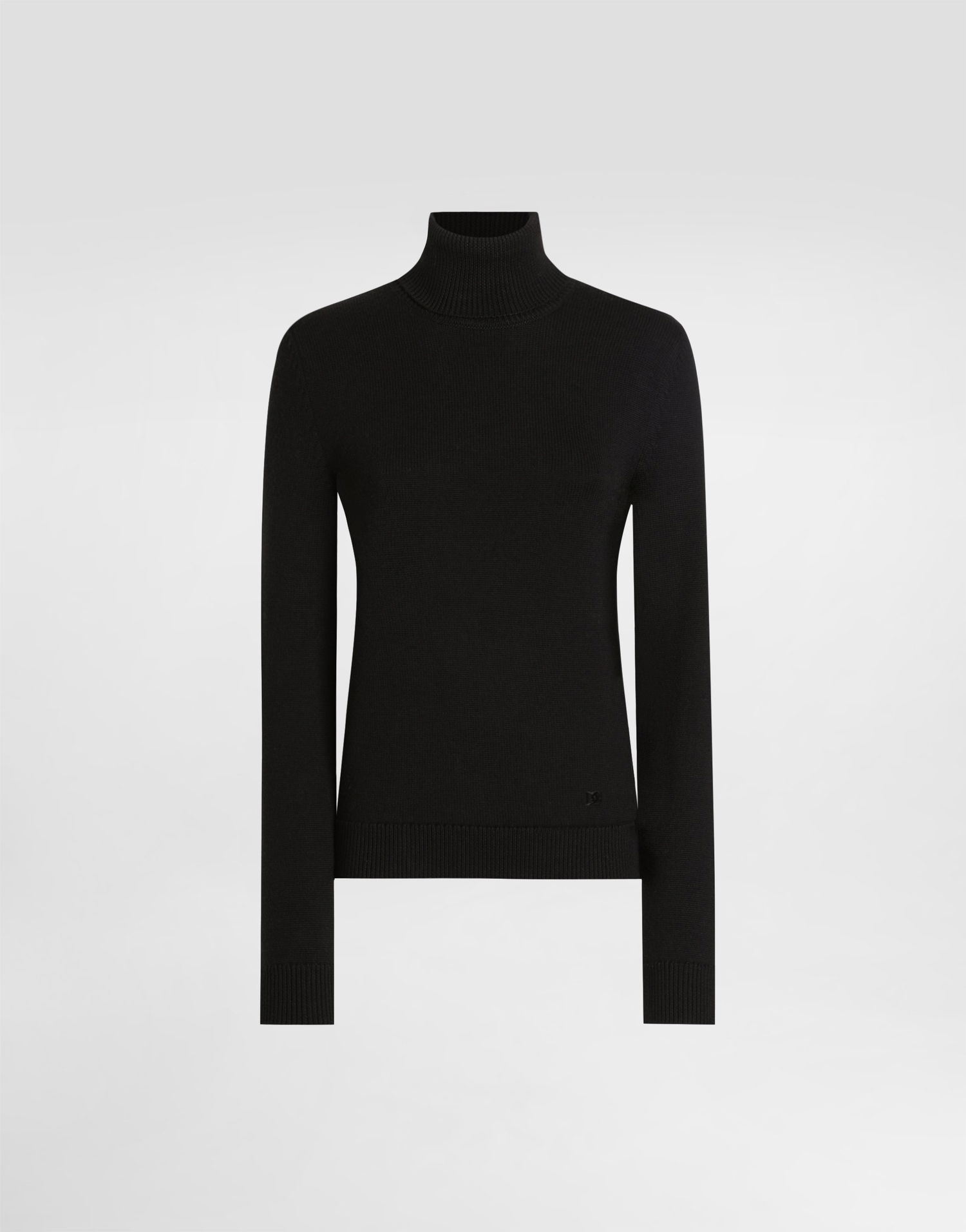 Sveter Dolce & Gabbana Dolce & Gabbana Wool Turtleneck Pullover Čierna | FXW13ZJCVXNN0000, 0