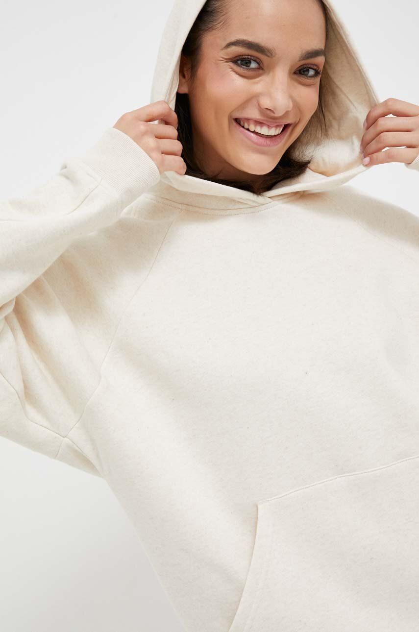Mikina adidas Originals ALL SZN Fleece Boyfriend Hoodie Béžová | IC6432, 0