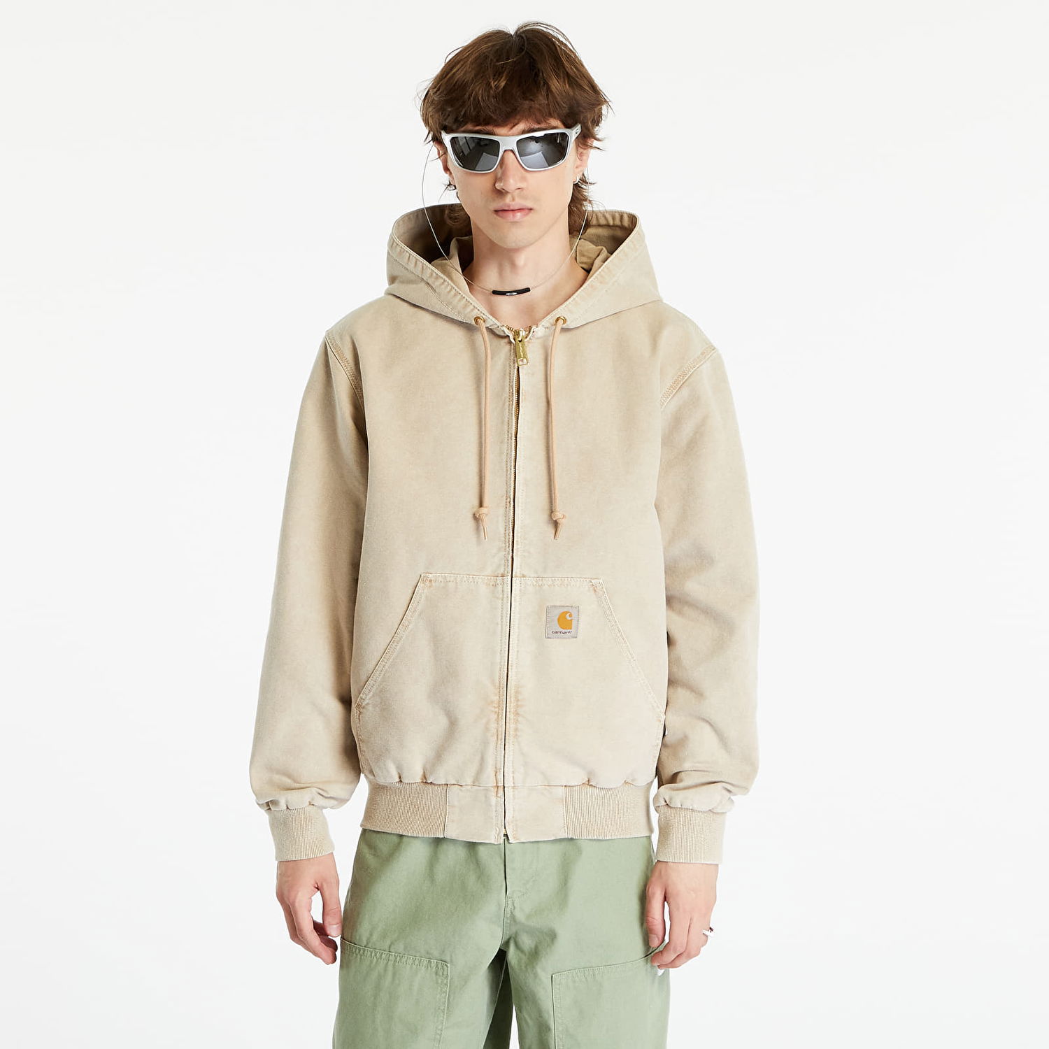 Bunda Carhartt WIP Active Jacket Dusty Hamilton Brown Faded Hnedá | I031523.07EFH, 0