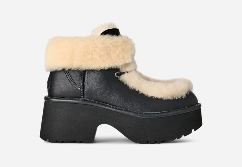 Tenisky a topánky UGG UGG Classic Esmee Leather Boots Čierna | 1176110-BLK