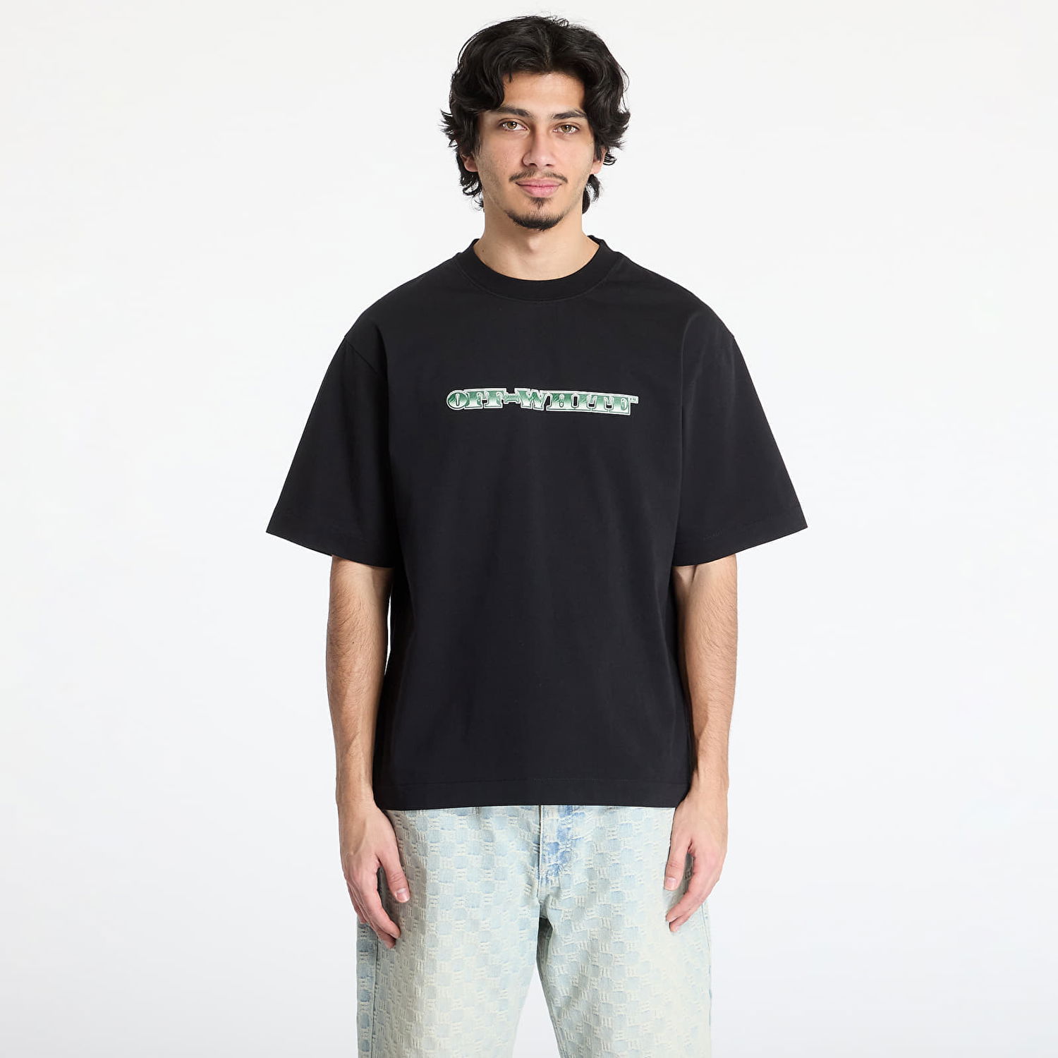 Tričko Off-White Off-White Cash Arrow Skate S/S Tee Čierna | OMAA120S25JER00E1058, 0