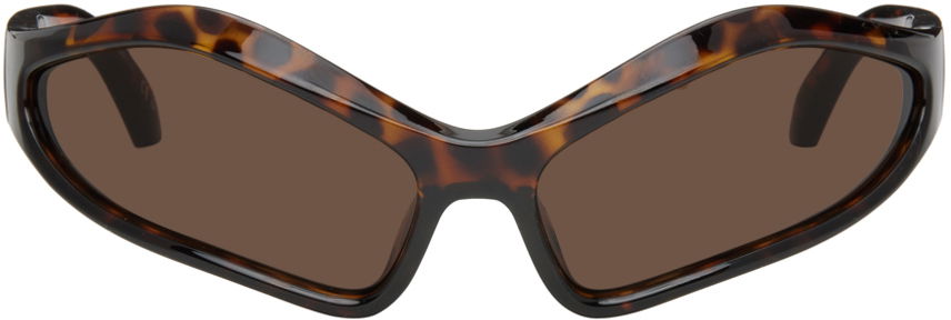 Brown Fennec Oval Sunglasses