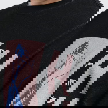 Tričko HUF Pleasures x Light Up Jacquard LS Čierna | 078724, 3
