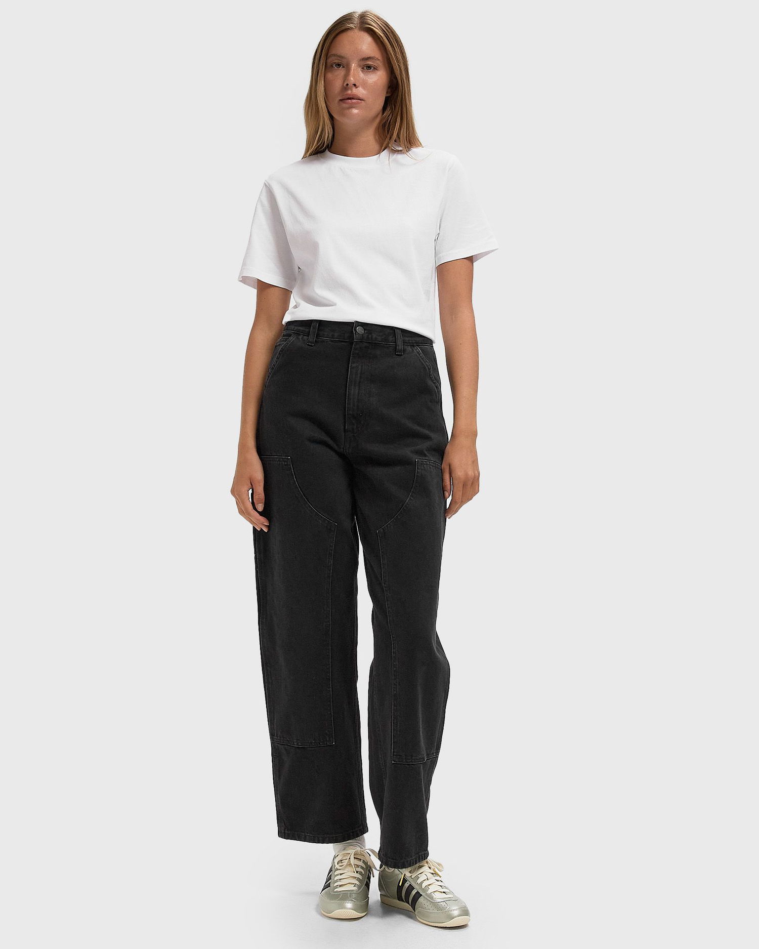 Nohavice Carhartt WIP Brandon Double Knee Pants Čierna | I034635-89.06, 1