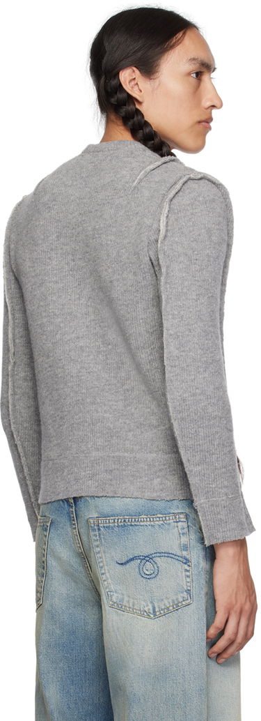 Sveter R13 R13 Flat Sleeve Sweater Šedá | R13WY169-Y003A, 2