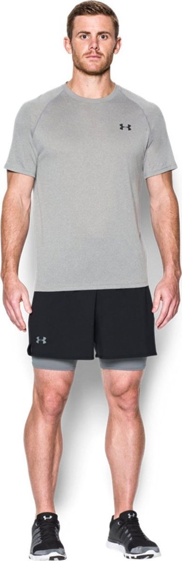 Šortky Under Armour Qualifier 2-in-1 Shorts Čierna | 1289625-001, 2