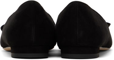 Oblečenie Manolo Blahnik Manolo Blahnik Maysale Suede Ballerina Flats Čierna | 322-2402, 1