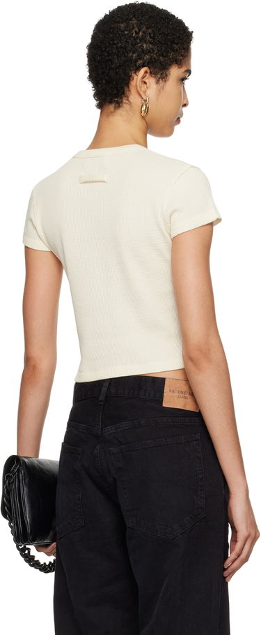 Crop Top Jean Paul Gaultier Jean Paul Gaultier 'The JPG' Cropped T-Shirt Béžová | 25/33-F-TS097E-J071-03, 2