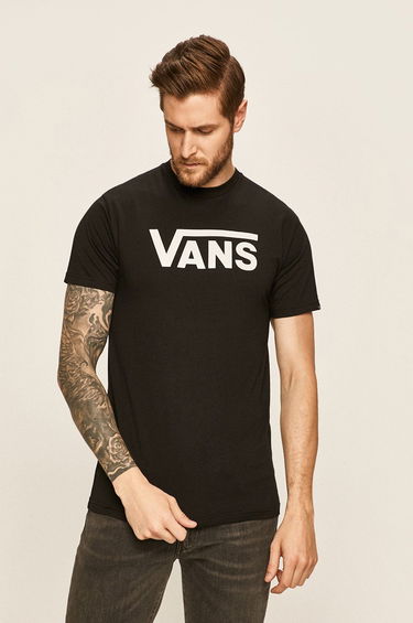 Tričko Vans Logo T-Shirt Čierna | VGGGY28, 0