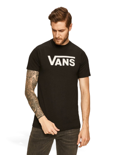 Tričko Vans Logo T-Shirt Čierna | VGGGY28