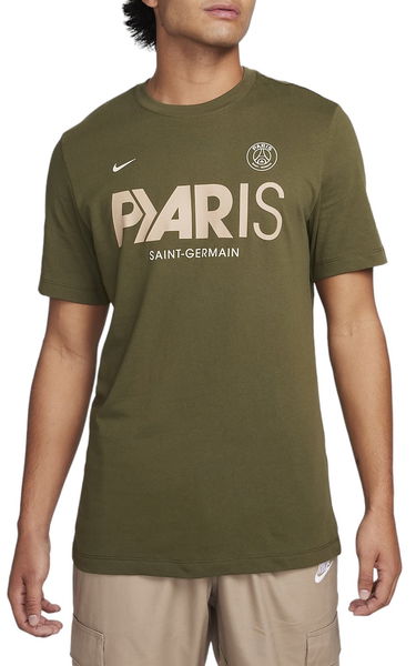 Tričko Nike PSG M NK SS MERC TEE Zelené | fq7130-326, 0