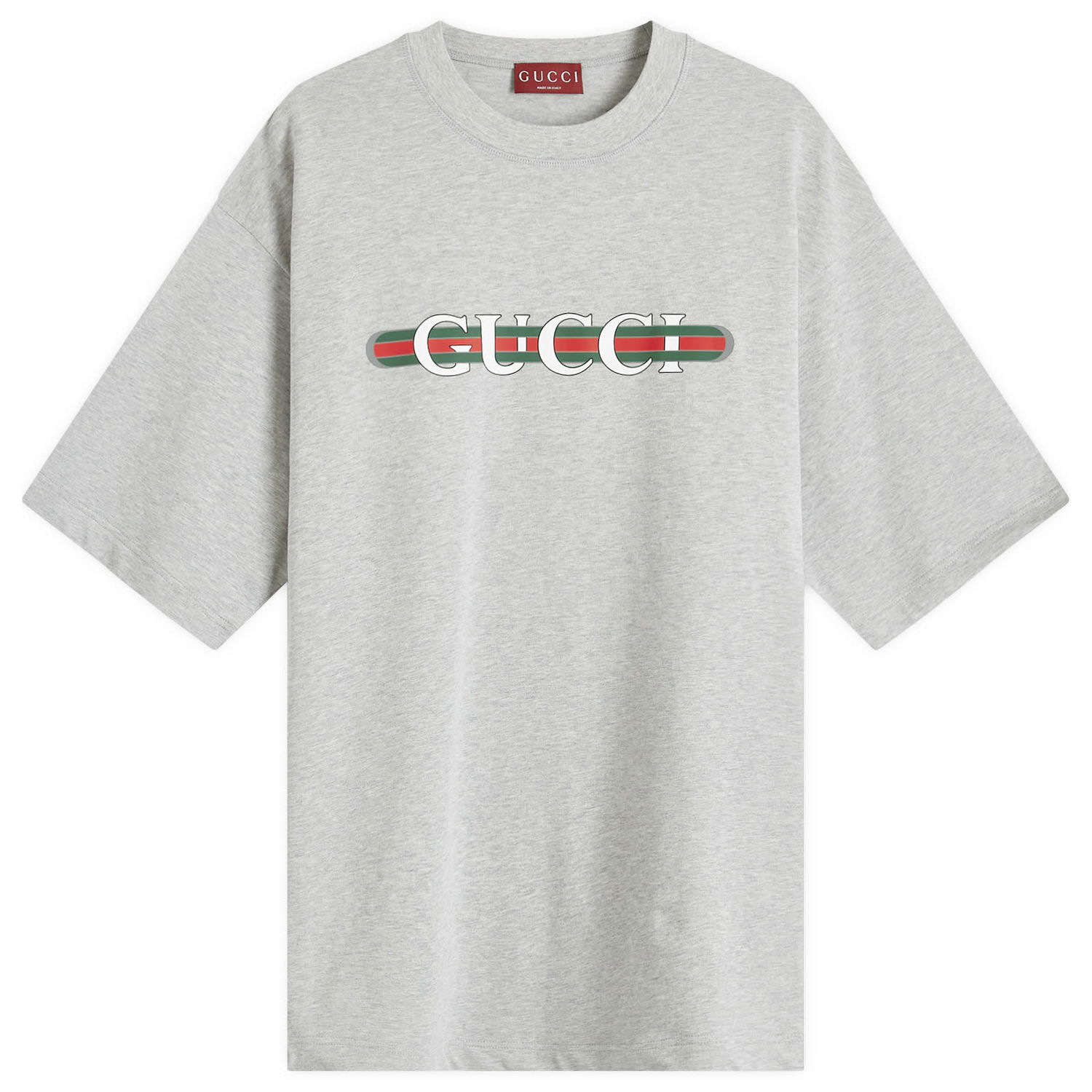 Tričko Gucci Web Logo T-Shirt Šedá | 784361-XJGM9-1230, 0