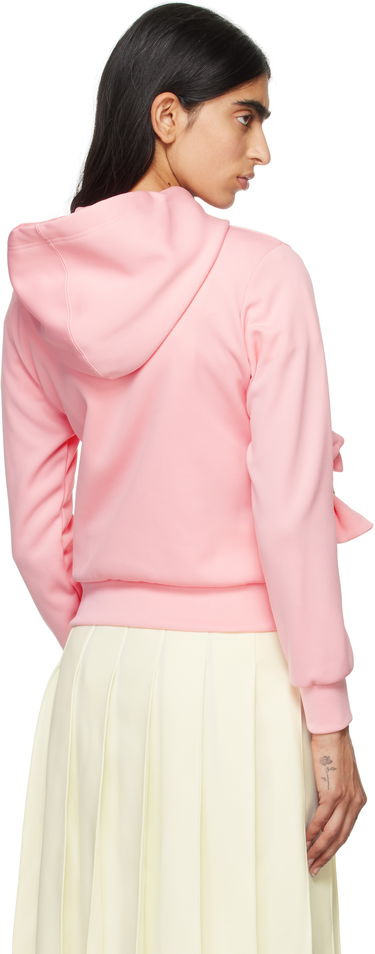 Mikina Comme des Garçons Girl Polyester Jersey Bow Hoodie Ružová | NN-T002-051, 2